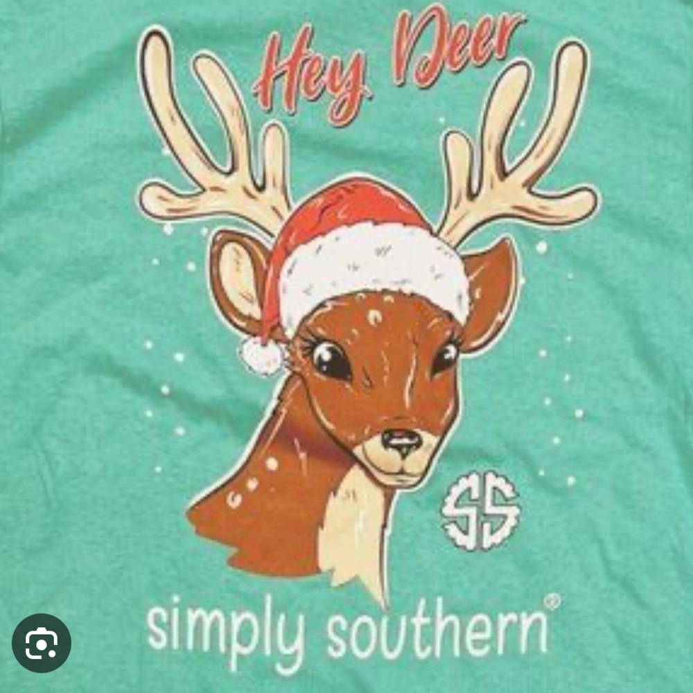 NWT- SIMPLY SOUTHERN shirt teal